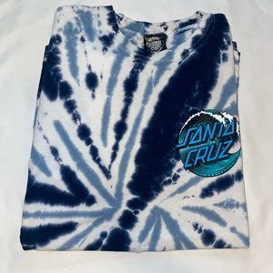 Blue Tie-dye Santa Cruz T-Shirt